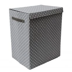 Flechtwaren Müller Wäschebehälter TexBox II - Mischgewebe - Grau