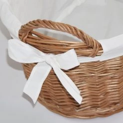 Flechtwaren Müller Wäschekorb Oregon I - Weide - Beige / Weiß - 58 x 30 cm -Badaufbewahrung Verkäufe 1000283407 210831 12453200212 DETAILS P000000001000283407