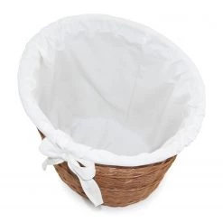 Flechtwaren Müller Wäschebehälter Olivea II - Baumwollstoff / Weide - Beige -Badaufbewahrung Verkäufe 1000283438 210831 12453300224 DETAILS P000000001000283438