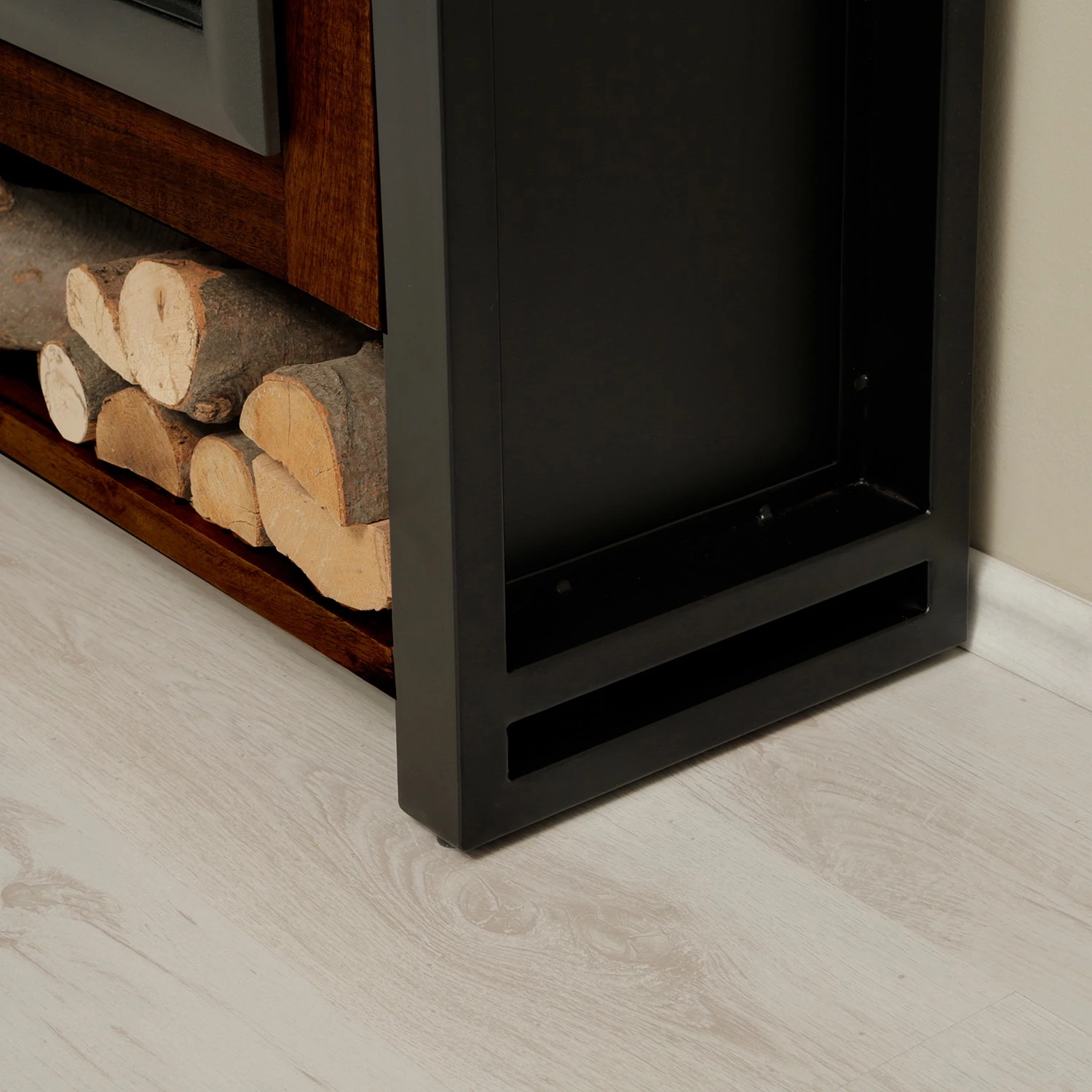 Red Living Elektrokamin Kalkutta - Mango massiv / Metall - Dunkelbraun 10 Red Living Elektrokamin Kalkutta - Mango massiv / Metall - Dunkelbraun – Bild 10