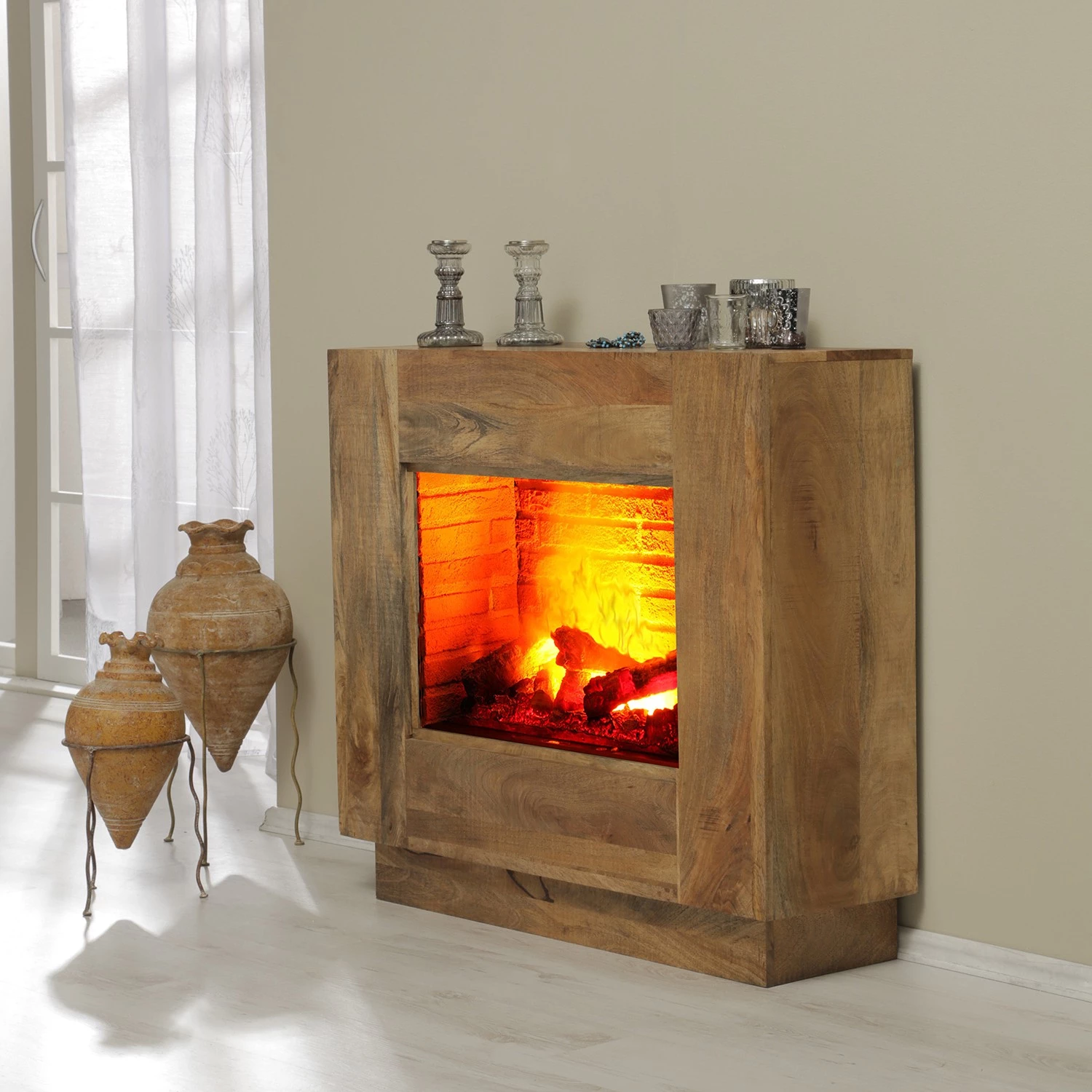 Naturoo Elektrokamin Surat - Camel - Einsatz Stein Dekor 2 Naturoo Elektrokamin Surat - Camel - Einsatz Stein Dekor – Bild 2