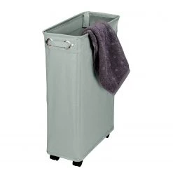 WENKO Wäschesammler Corno I - Polyester / Polypropylen - Grau -Badaufbewahrung Verkäufe 1000333234 220218 033 DETAILS P000000001000333234