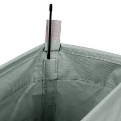 WENKO Wäschesammler Corno I - Polyester / Polypropylen - Grau -Badaufbewahrung Verkäufe 1000333234 220218 034 DETAILS P000000001000333234