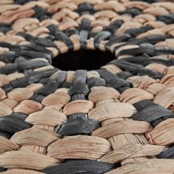 Twentyfour Wäschekorb Cumberland (2er-Set) - Pflanzenblatt - Natur / Schwarz -Badaufbewahrung Verkäufe 1000333478 220217 040 DETAILS P000000001000333478