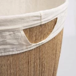 Twentyfour Wäschekorb Estibalis (2-teilig) - Jute - Natur -Badaufbewahrung Verkäufe 1000333529 220217 050 DETAILS P000000001000333529