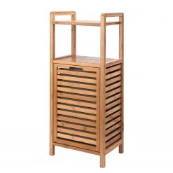 Badaufbewahrung Verkäufe 31 Butlers Regal mit Wäschekorb BIG BAMBOO - Bambus / MDF - Natur
