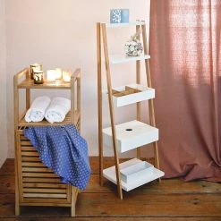 Butlers Regal mit Wäschekorb BIG BAMBOO - Bambus / MDF - Natur 13 Butlers Regal mit Wäschekorb BIG BAMBOO - Bambus / MDF - Natur -Badaufbewahrung Verkäufe 1000337919 220301 021 MOOD DETAILS P000000001000337919 mood