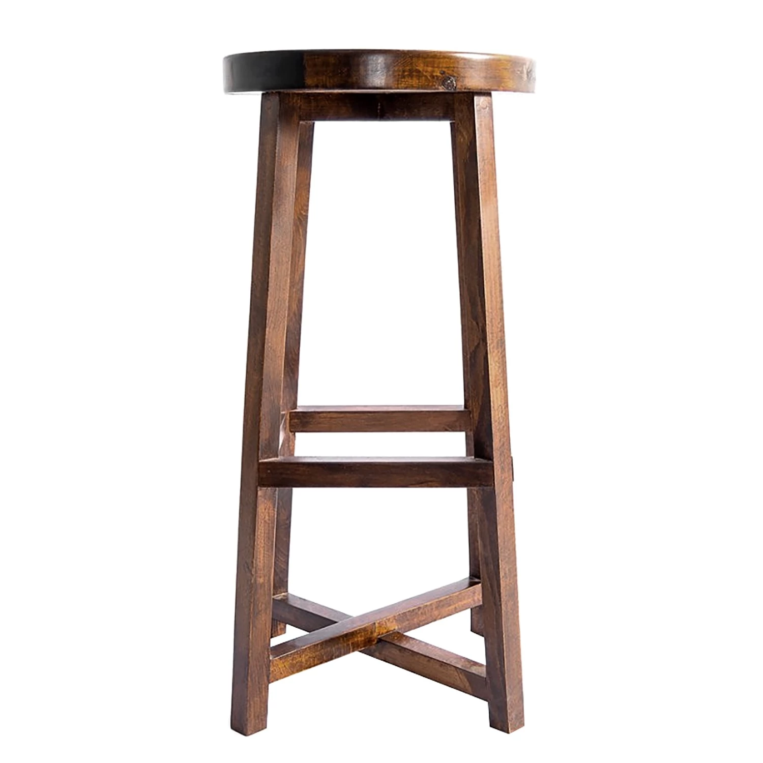 Barhocker Jolo - Pinie / Walnuss - Braun / Dunkelbraun 2 Barhocker Jolo - Pinie / Walnuss - Braun / Dunkelbraun – Bild 2