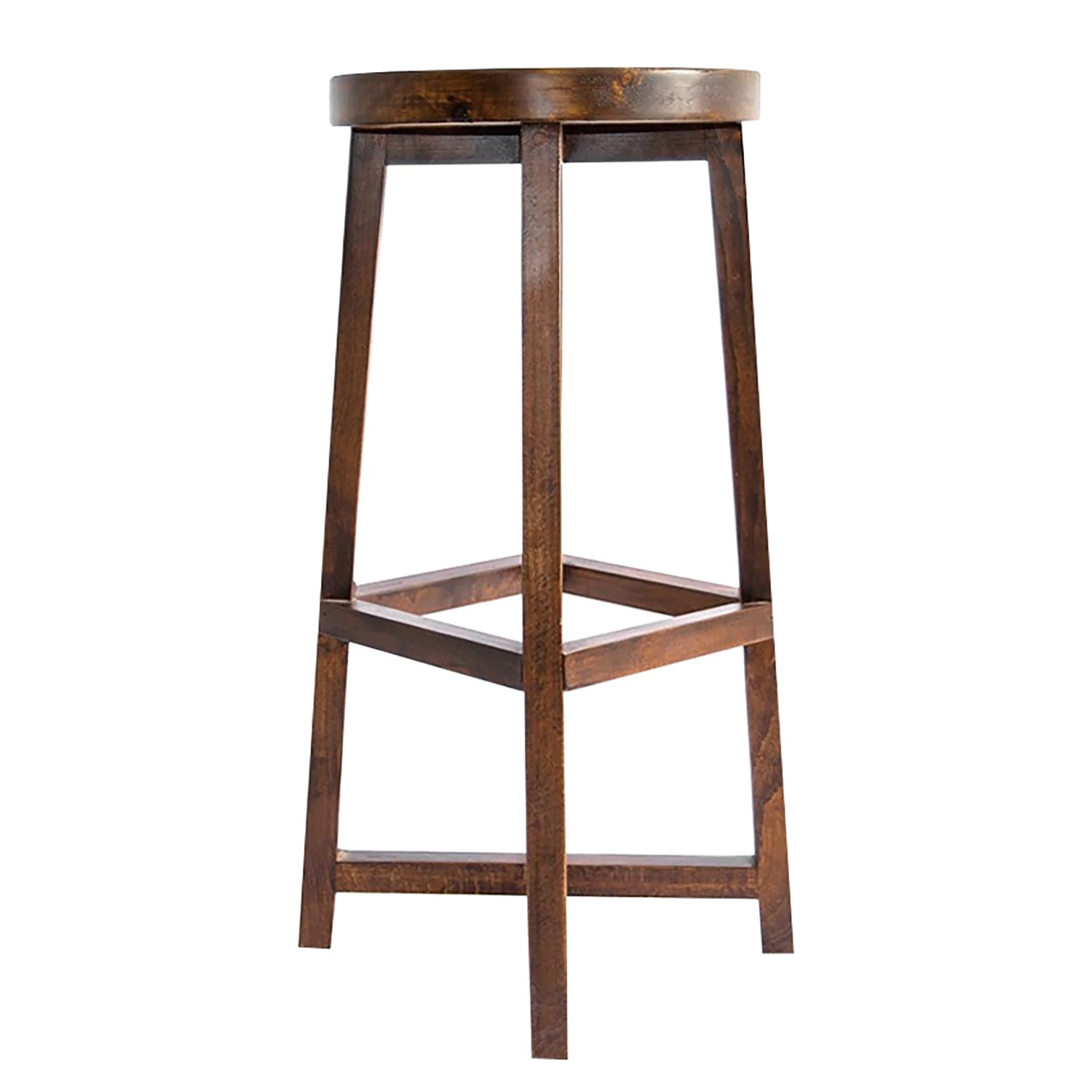 Barhocker Jolo - Pinie / Walnuss - Braun / Dunkelbraun 3 Barhocker Jolo - Pinie / Walnuss - Braun / Dunkelbraun – Bild 3