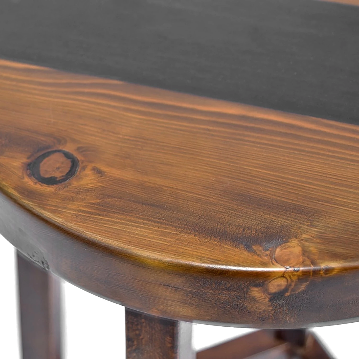 Barhocker Jolo - Pinie / Walnuss - Braun / Dunkelbraun 4 Barhocker Jolo - Pinie / Walnuss - Braun / Dunkelbraun – Bild 4