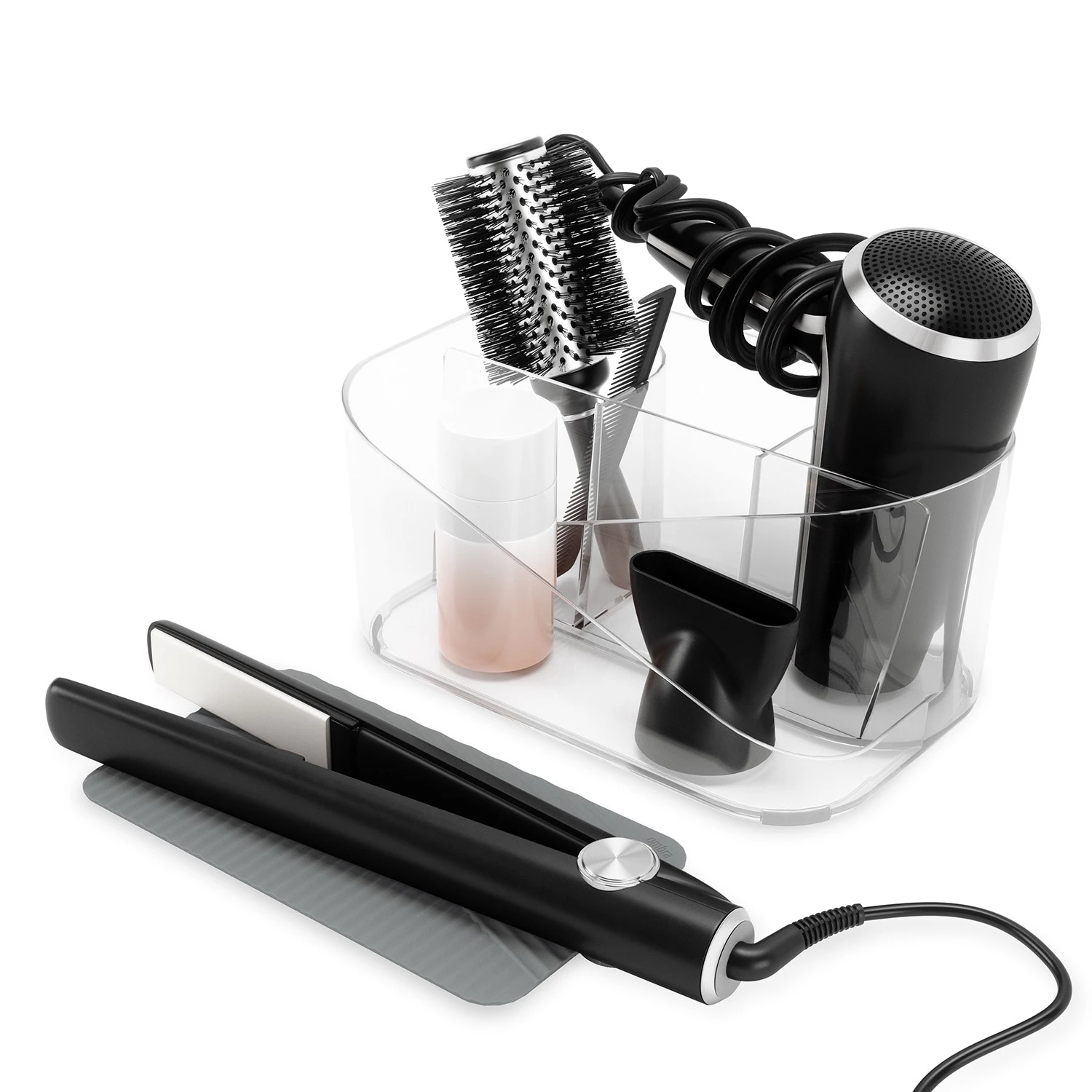 Umbra Bad-Organizer Glam - Polypropylen / Silikon - Transparent 4 Umbra Bad-Organizer Glam - Polypropylen / Silikon - Transparent – Bild 4