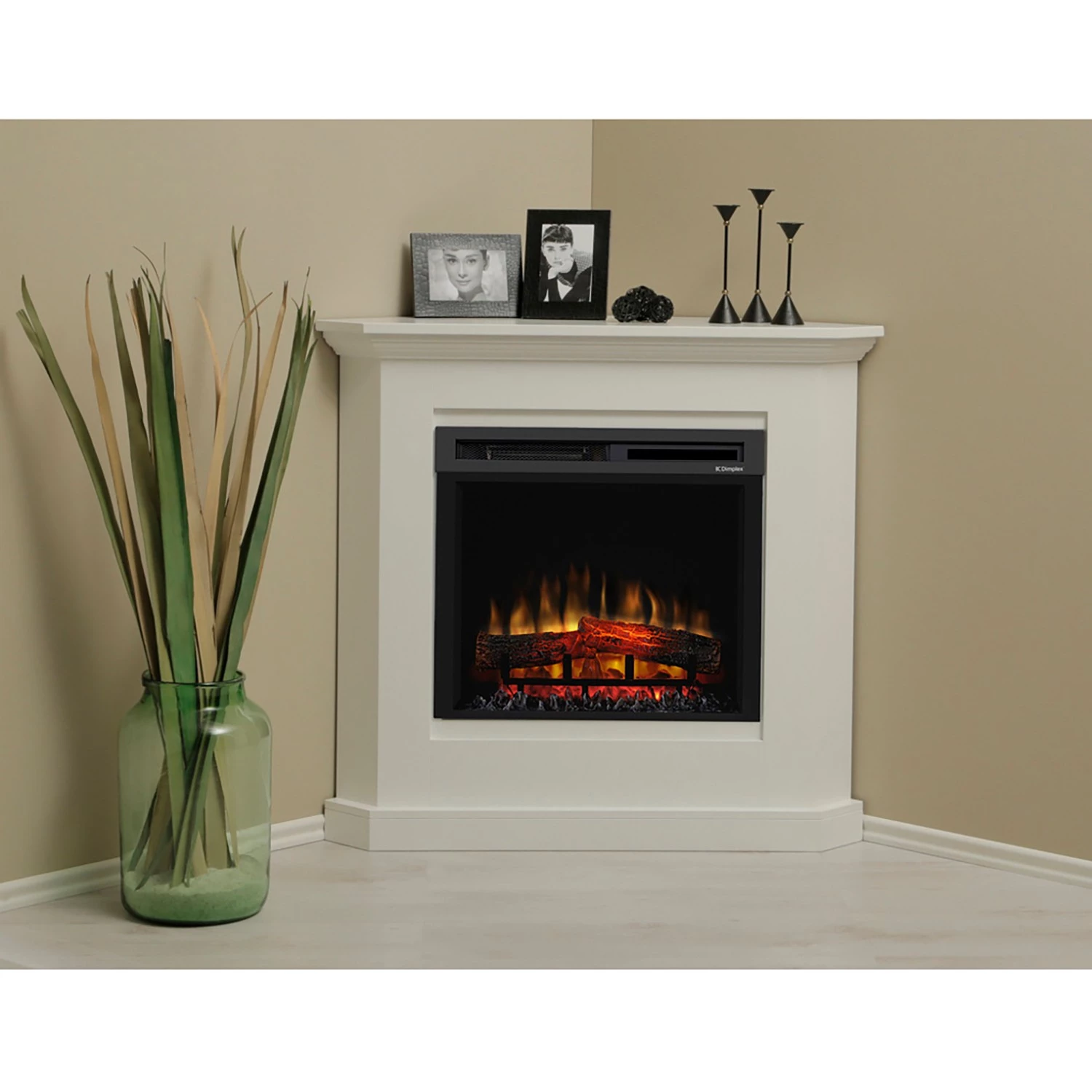 Loftscape Elektro-Eckkamin Skagen - Brilliantweiß 2 Loftscape Elektro-Eckkamin Skagen - Brilliantweiß – Bild 2
