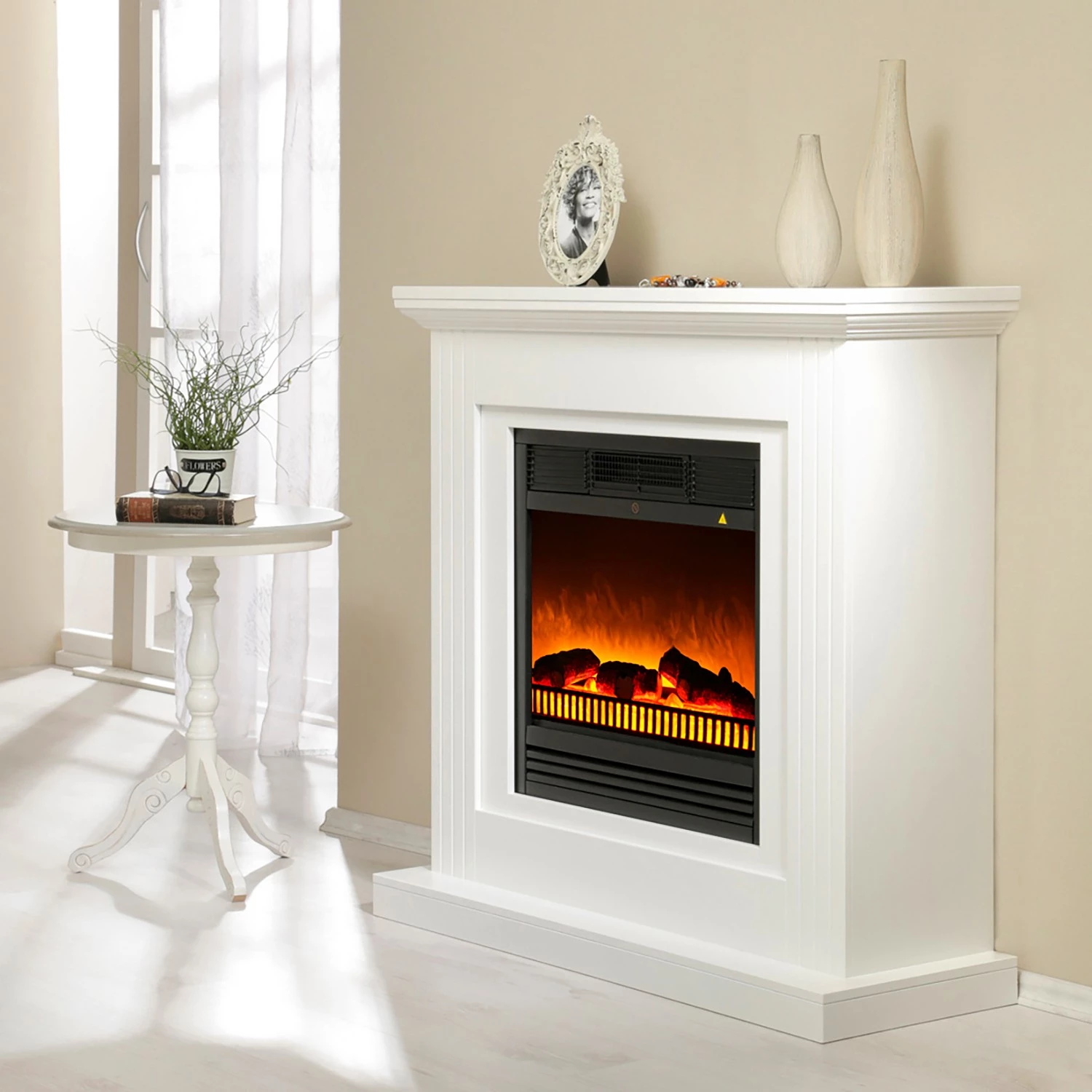 Loftscape Elektrokamin Patras - Brilliantweiß 3 Loftscape Elektrokamin Patras - Brilliantweiß – Bild 3
