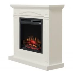 Ridgevalley Elektrokamin Rhodos - Brilliantweiß