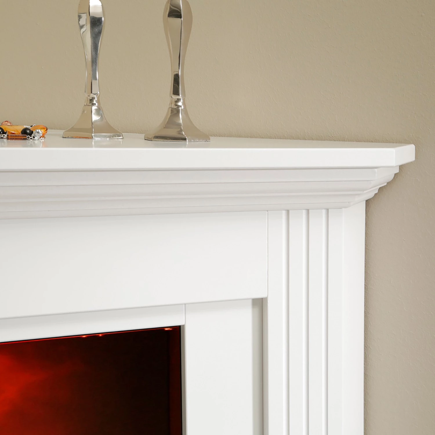 Ridgevalley Elektro-Eckkamin Copenhagen - Brilliantweiß 4 Ridgevalley Elektro-Eckkamin Copenhagen - Brilliantweiß – Bild 4