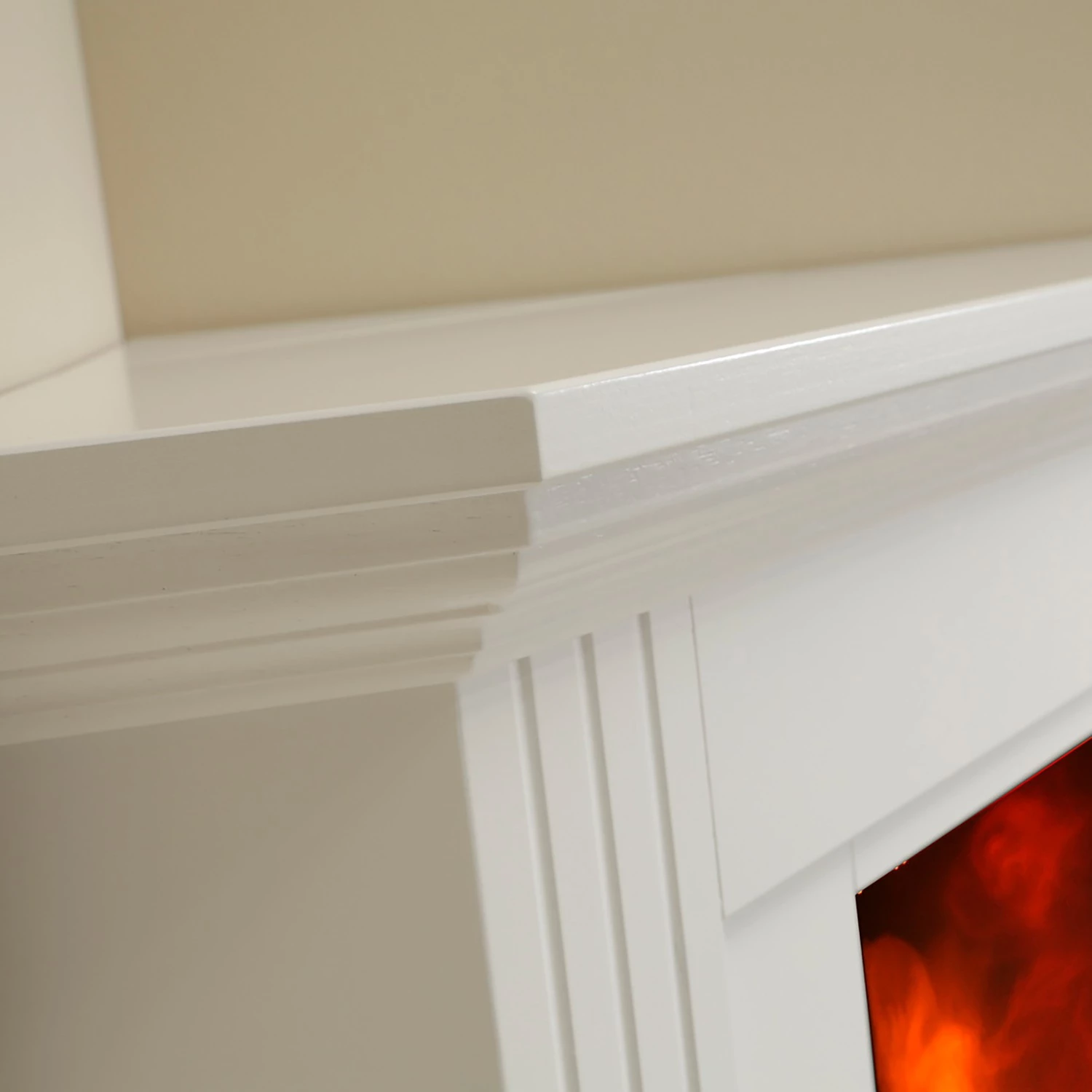 Ridgevalley Elektro-Eckkamin Copenhagen - Brilliantweiß 8 Ridgevalley Elektro-Eckkamin Copenhagen - Brilliantweiß – Bild 8