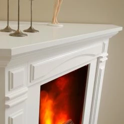 Ridgevalley Elektro-Eckkamin Tallin - Brilliantweiß 16 Ridgevalley Elektro-Eckkamin Tallin - Brilliantweiß -Badaufbewahrung Verkäufe 1000361809 220629 033 DETAILS P000000001000361809