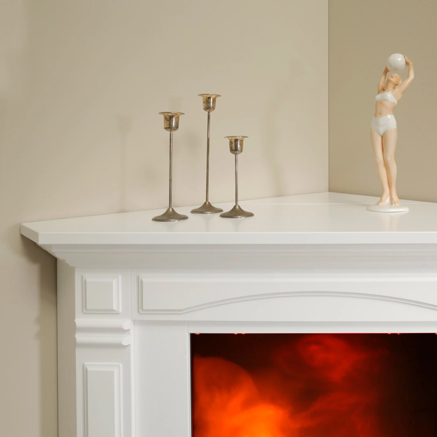 Ridgevalley Elektro-Eckkamin Tallin - Brilliantweiß 8 Ridgevalley Elektro-Eckkamin Tallin - Brilliantweiß – Bild 8