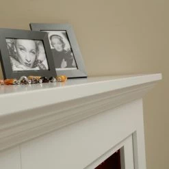 Loftscape Elektro-Eckkamin Alborg - Brilliantweiß -Badaufbewahrung Verkäufe 1000361810 220629 034 DETAILS P000000001000361810