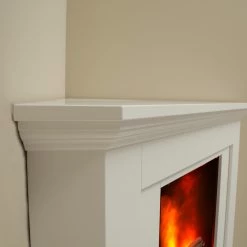 Loftscape Elektro-Eckkamin Alborg - Brilliantweiß -Badaufbewahrung Verkäufe 1000361810 220629 037 DETAILS P000000001000361810