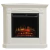 Ridgevalley Elektro-Eckkamin Stockholm - Brilliantweiß
