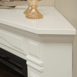 Ridgevalley Elektro-Eckkamin Stockholm - Brilliantweiß 16 Ridgevalley Elektro-Eckkamin Stockholm - Brilliantweiß -Badaufbewahrung Verkäufe 1000361811 220629 033 DETAILS P000000001000361811