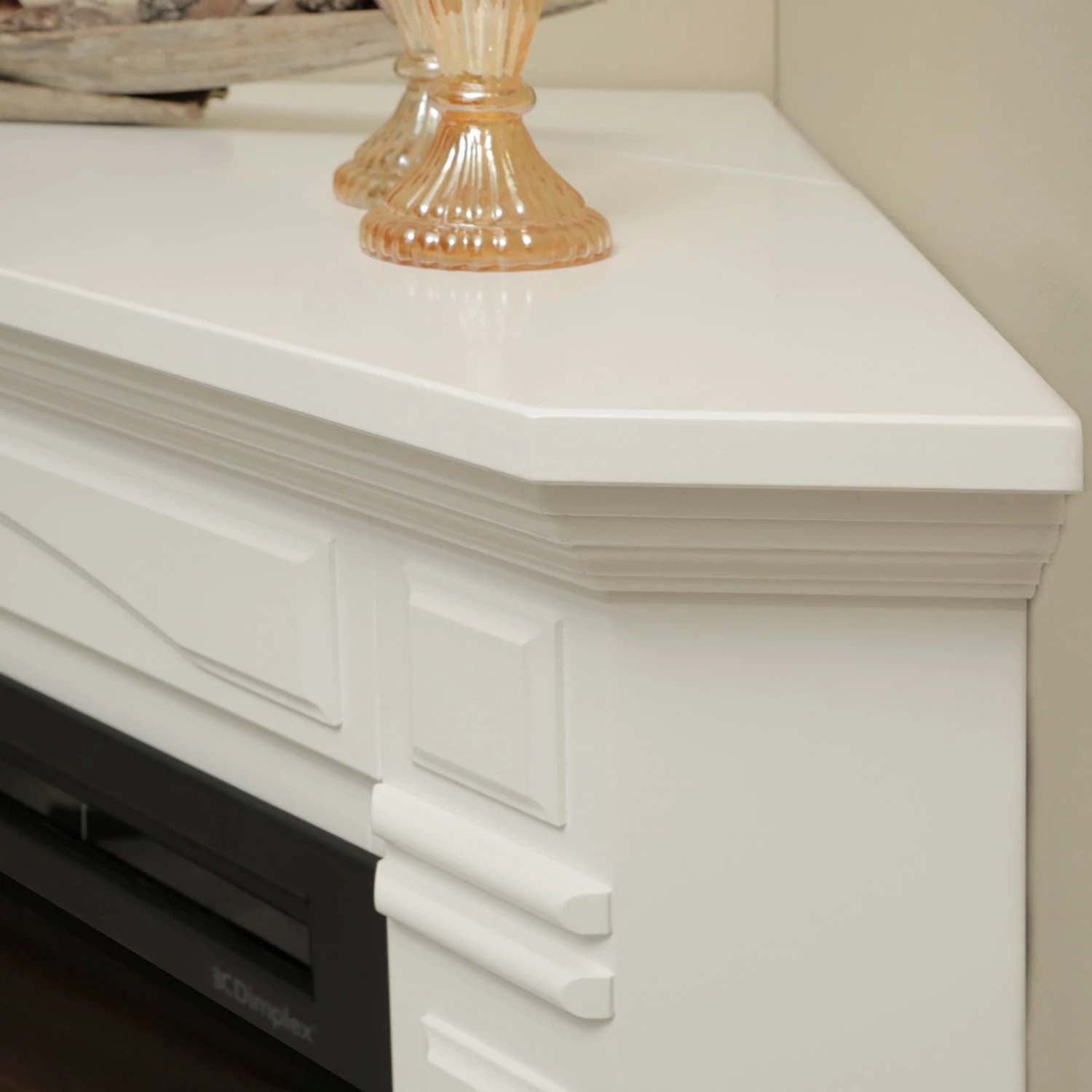 Ridgevalley Elektro-Eckkamin Stockholm - Brilliantweiß 6 Ridgevalley Elektro-Eckkamin Stockholm - Brilliantweiß – Bild 6