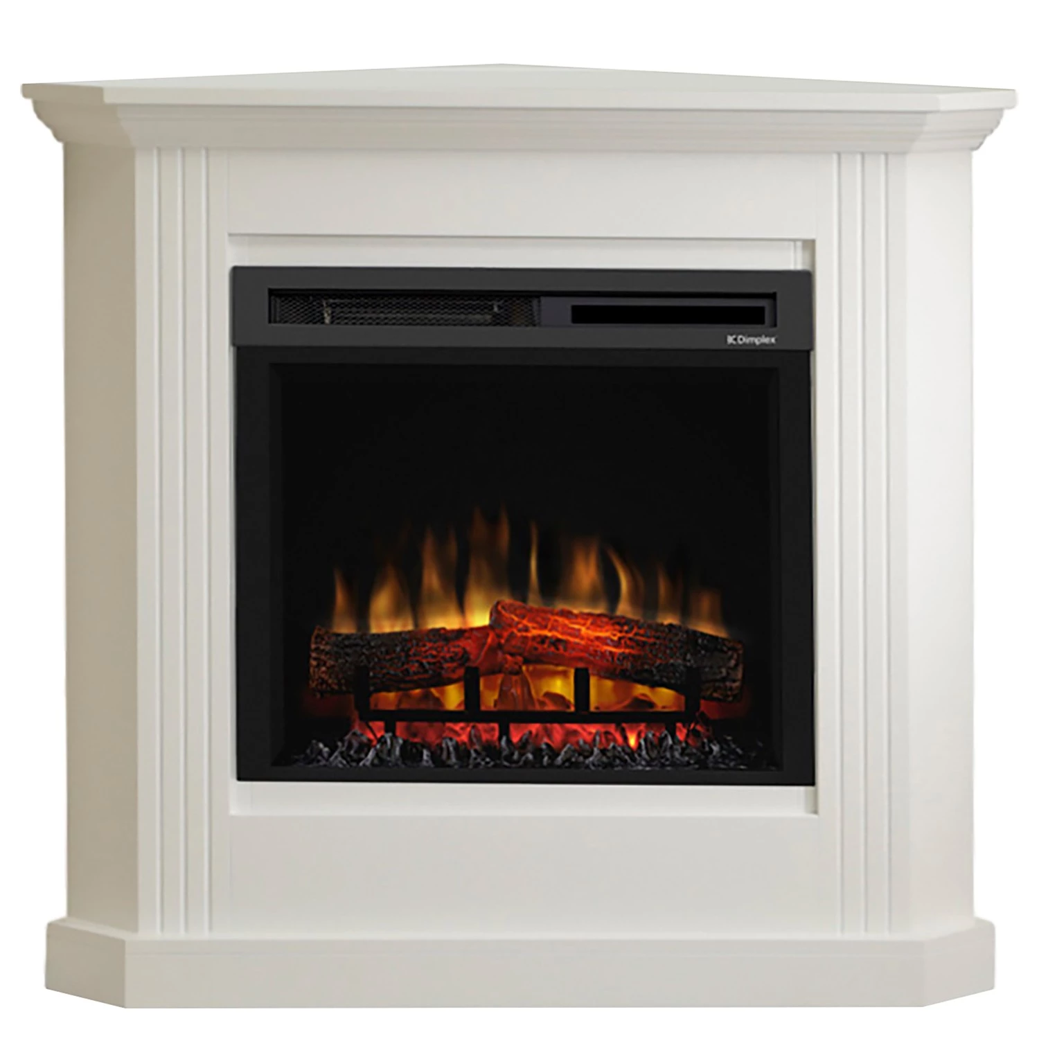 Ridgevalley Elektro-Eckkamin Bergen - Brilliantweiß 1 Ridgevalley Elektro-Eckkamin Bergen - Brilliantweiß