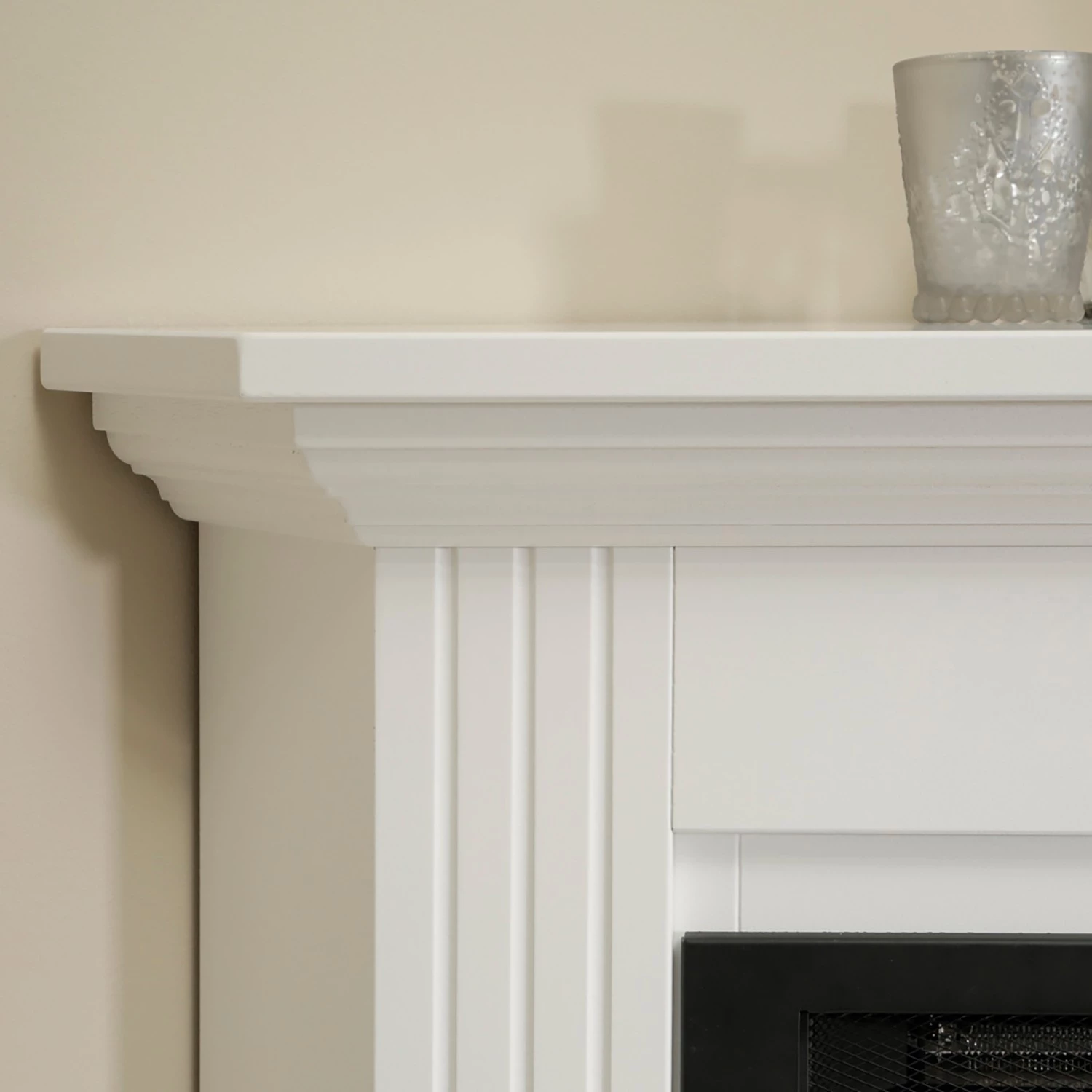 Ridgevalley Elektro-Eckkamin Bergen - Brilliantweiß 3 Ridgevalley Elektro-Eckkamin Bergen - Brilliantweiß – Bild 3