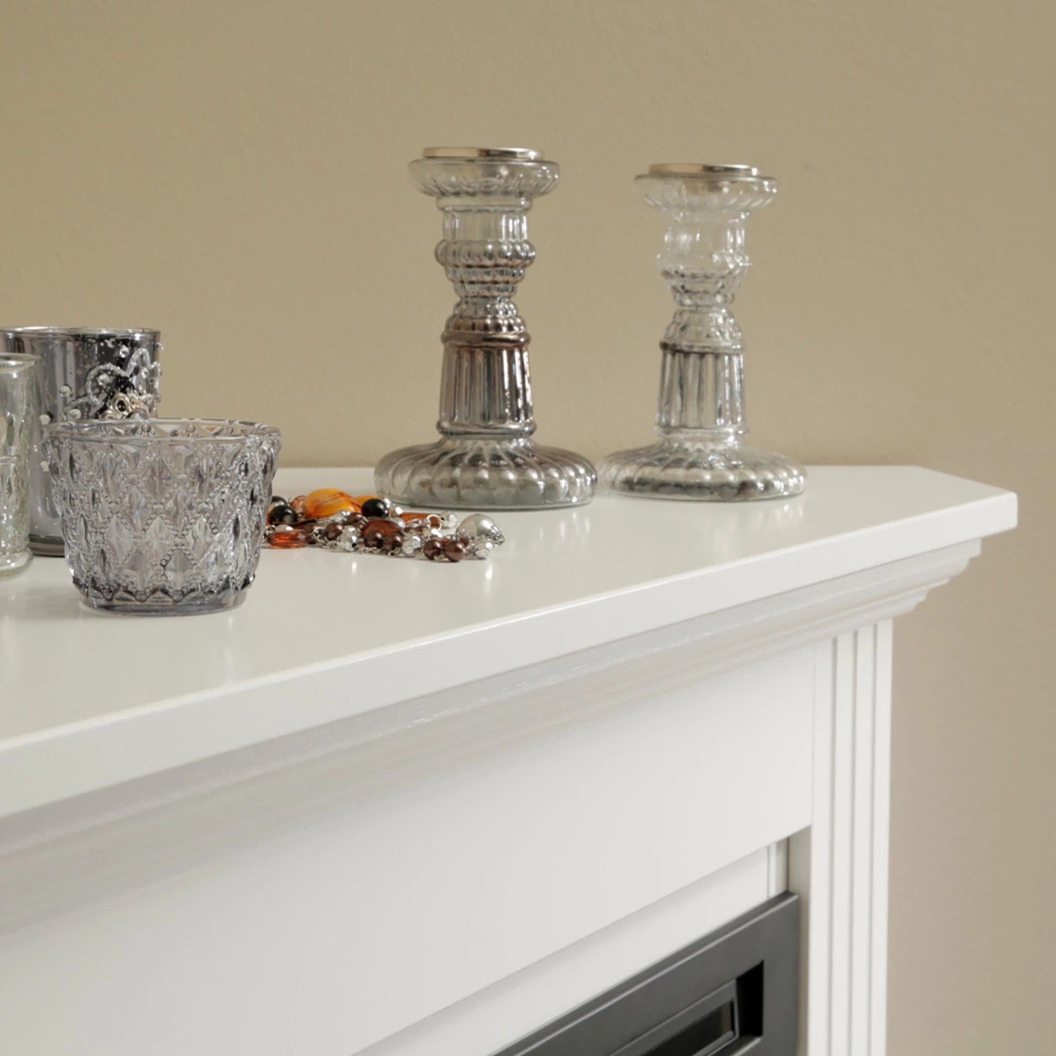 Ridgevalley Elektro-Eckkamin Bergen - Brilliantweiß 8 Ridgevalley Elektro-Eckkamin Bergen - Brilliantweiß – Bild 8