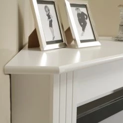 Montreux Elektro-Eckkamin Louisiana - Brilliantweiß -Badaufbewahrung Verkäufe 1000361817 220629 032 DETAILS P000000001000361817