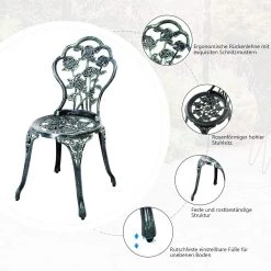 Costway 3tlg. Antik Bistroset -Badaufbewahrung Verkäufe 326b560945a346138f4c57b9b4b2ecfc