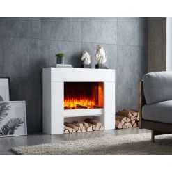 RICHEN Elektrokamin Naran, Weiß - Ohne Glasplatte 11 RICHEN Elektrokamin Naran, Weiß - Ohne Glasplatte -Badaufbewahrung Verkäufe 865cba665ac245a9b6422d83bf204f2a