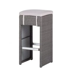 Jardi Gartenbar-Set Paradise Lounge - 5-teilig - Polyrattan Grau -Badaufbewahrung Verkäufe barset paradise lounge 5 teilig polyrattan grau 1548798