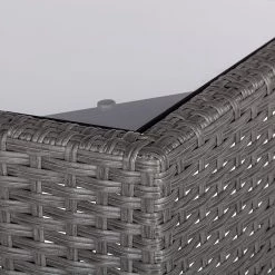 Jardi Gartenbar-Set Paradise Lounge - 5-teilig - Polyrattan Grau -Badaufbewahrung Verkäufe barset paradise lounge 5 teilig polyrattan grau 1548838