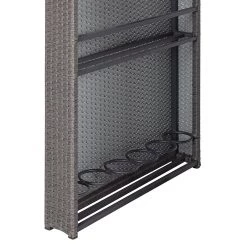 Jardi Gartenbar-Set Paradise Lounge - 5-teilig - Polyrattan Grau -Badaufbewahrung Verkäufe barset paradise lounge 5 teilig polyrattan grau 1548842