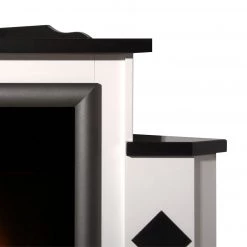 Montreux Elektro-Eckkamin Calabria - Brilliantweiß / Schwarz -Badaufbewahrung Verkäufe calabria elektro eckkamin brilliantweiss schwarz 2249474