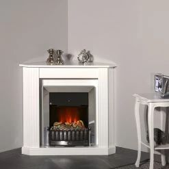 Montreux Elektro-Eckkamin Louisiana - Weiß 10 Montreux Elektro-Eckkamin Louisiana - Weiß -Badaufbewahrung Verkäufe elektroeckkamin louisiana weiss 4169532