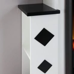 Montreux Elektrokamin Calabria - BrilliantWeiß/Schwarz -Badaufbewahrung Verkäufe elektrokamin calabria brilliantweiss schwarz 1923622