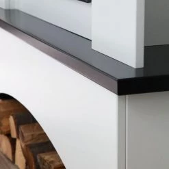 Montreux Elektrokamin Calabria - BrilliantWeiß/Schwarz -Badaufbewahrung Verkäufe elektrokamin calabria brilliantweiss schwarz 1923630