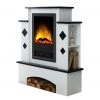 Montreux Elektrokamin Calabria - BrilliantWeiß/Schwarz