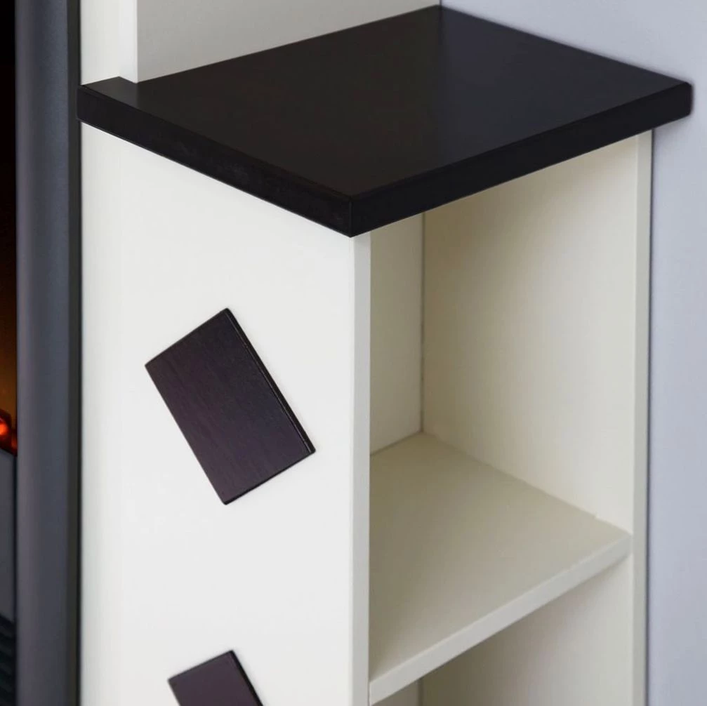 Montreux Elektrokamin Calabria - Cremeweiß/Havannabraun 6 Montreux Elektrokamin Calabria - Cremeweiß/Havannabraun – Bild 6