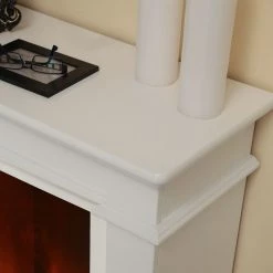 Montreux Elektrokamin Dunwich - Brilliantweiß -Badaufbewahrung Verkäufe elektrokamin dunwich brilliantweiss 4135992