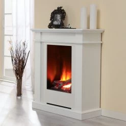 Montreux Elektrokamin Dunwich - Brilliantweiß -Badaufbewahrung Verkäufe elektrokamin dunwich brilliantweiss 4136000