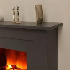 Montreux Elektrokamin Landia - Schiefer Dekor -Badaufbewahrung Verkäufe elektrokamin landia schiefer dekor 3476301