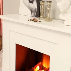 Montreux Elektrokamin Landia - Weiß 15 Montreux Elektrokamin Landia - Weiß -Badaufbewahrung Verkäufe elektrokamin landia weiss 3478157