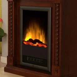 Montreux Elektrokamin Mode - Nußbaum antik -Badaufbewahrung Verkäufe elektrokamin mode nussbaum antik 1923486