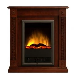 Montreux Elektrokamin Mode - Nußbaum antik -Badaufbewahrung Verkäufe elektrokamin mode nussbaum antik 1923498