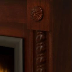 Montreux Elektrokamin Mode - Nußbaum antik -Badaufbewahrung Verkäufe elektrokamin mode nussbaum antik 1923510