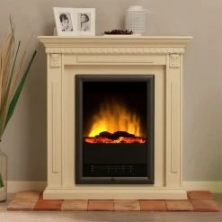 Montreux Elektrokamin Neptun - cremeweiß lackiert -Badaufbewahrung Verkäufe elektrokamin neptun cremeweiss lackiert 1923542